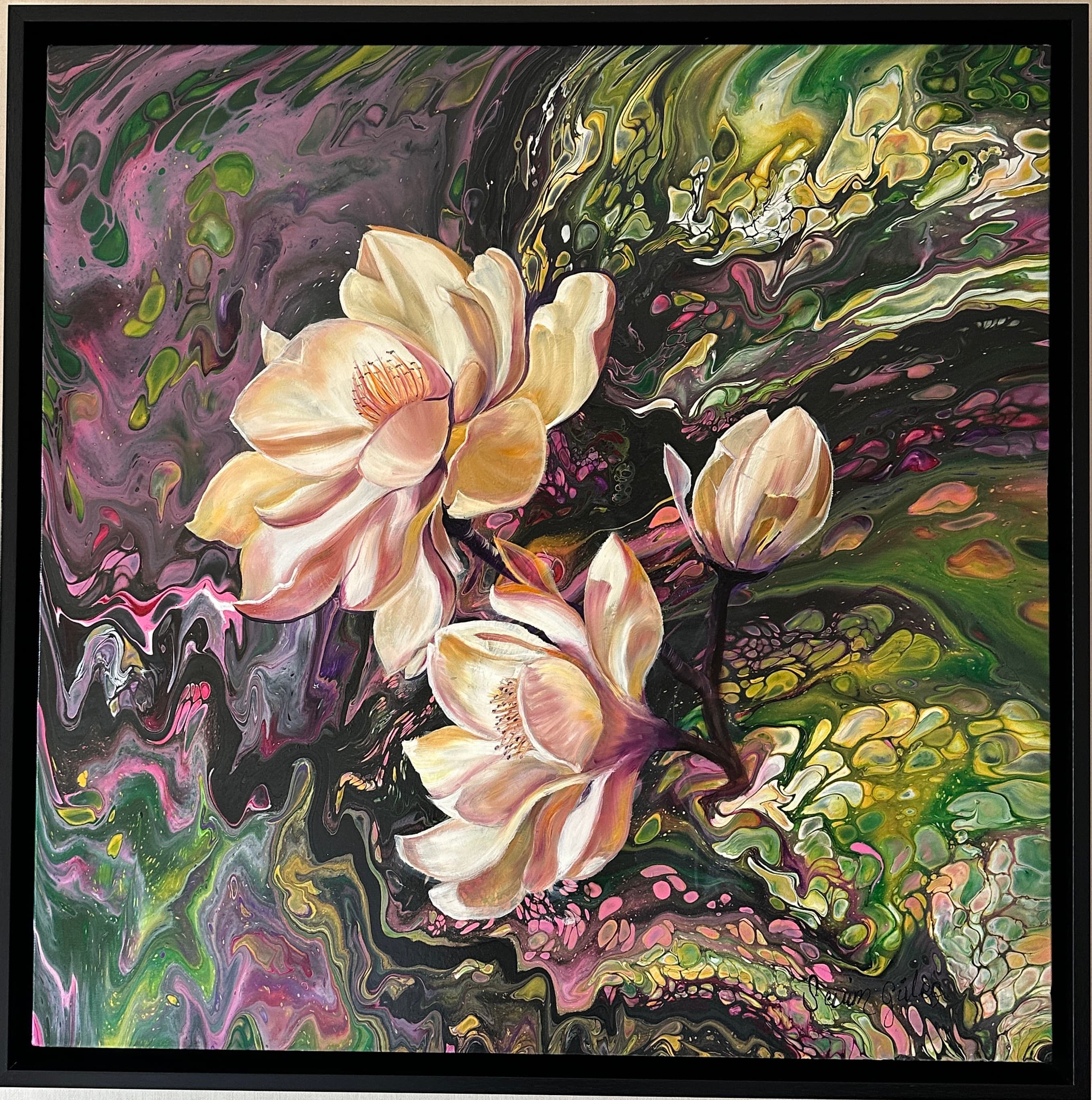 Akrilik ve yağlıboya eser