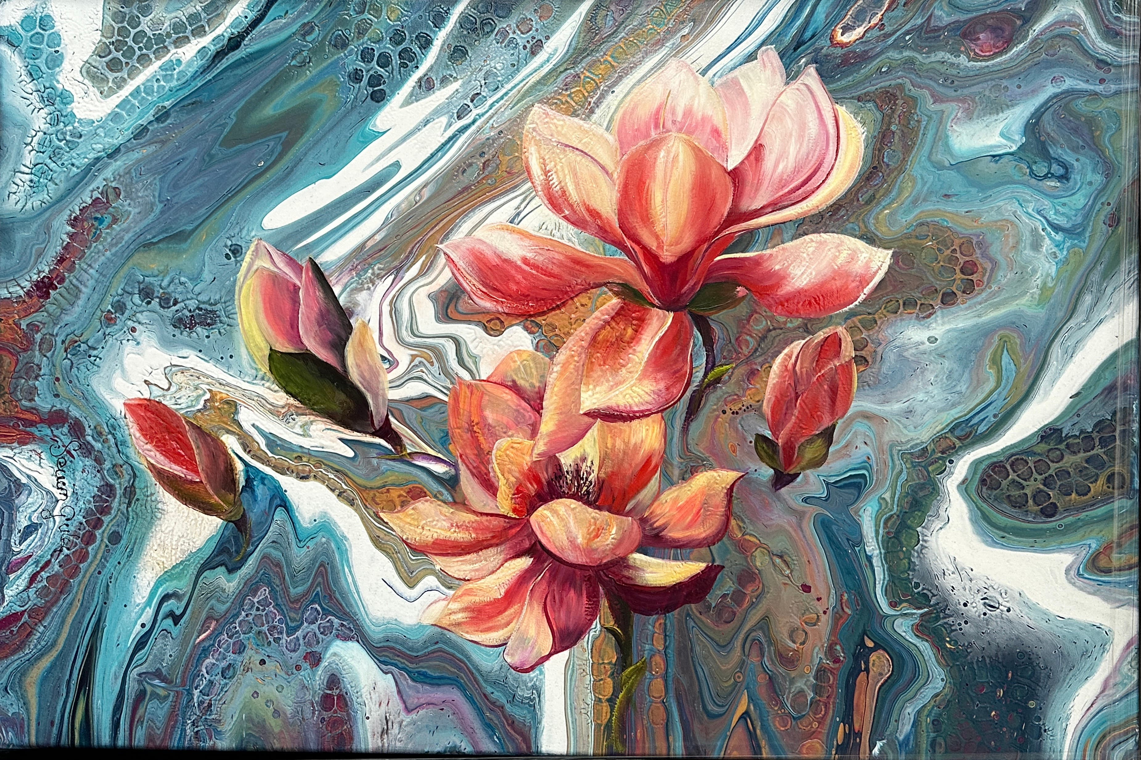 Akrilik ve yağlıboya eser