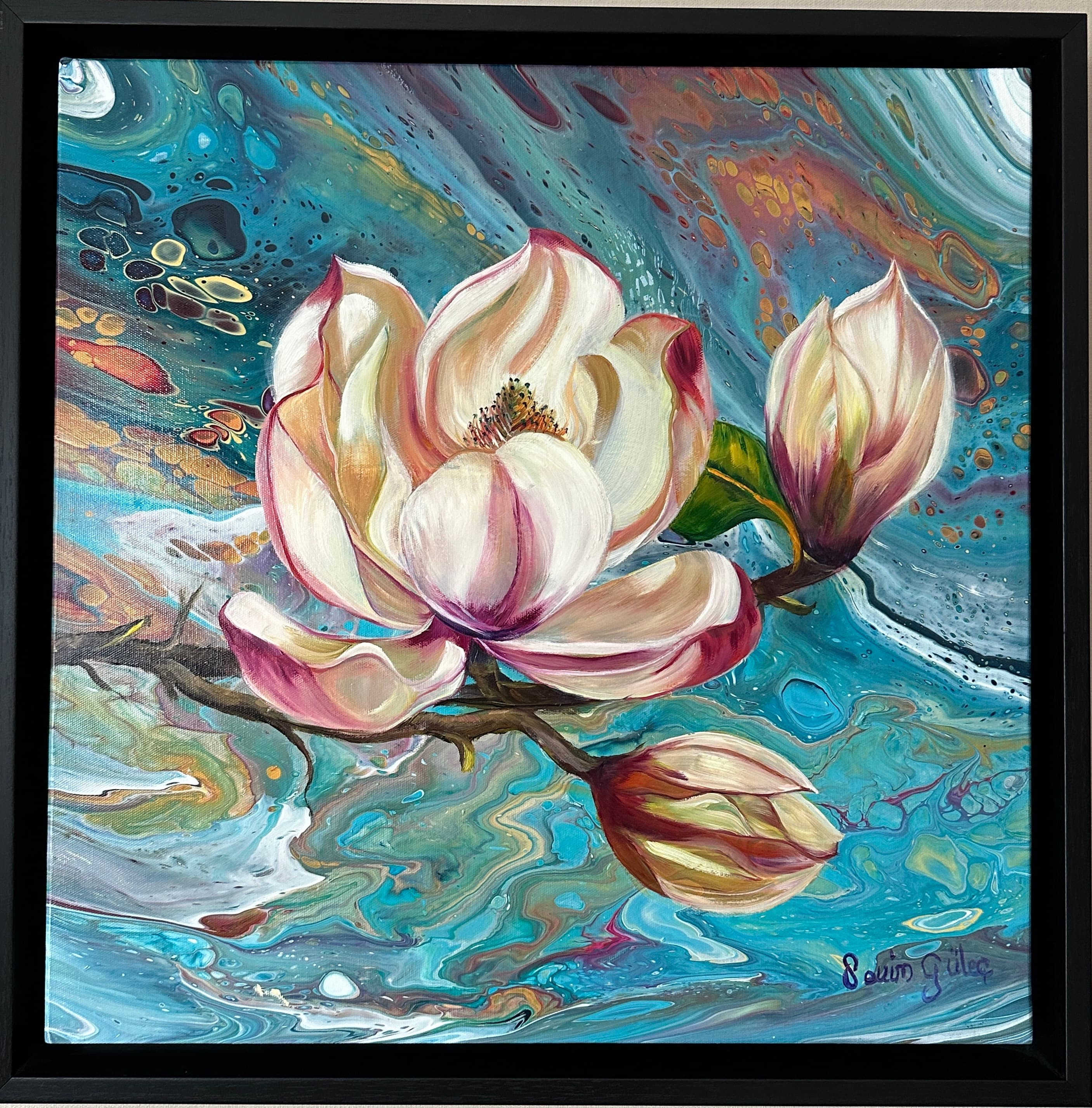 Akrilik ve yağlıboya eser