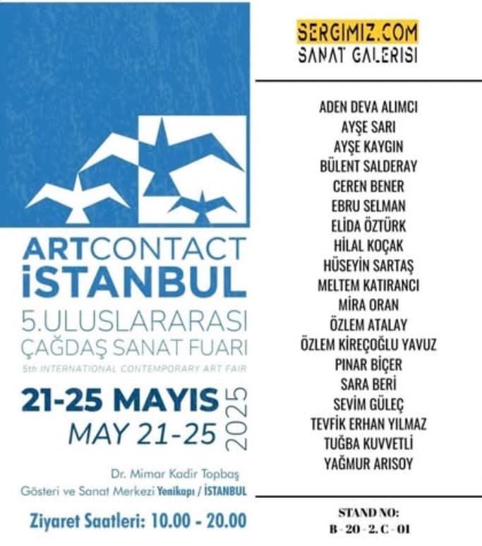 ArtContact İstanbul 2025 afişi